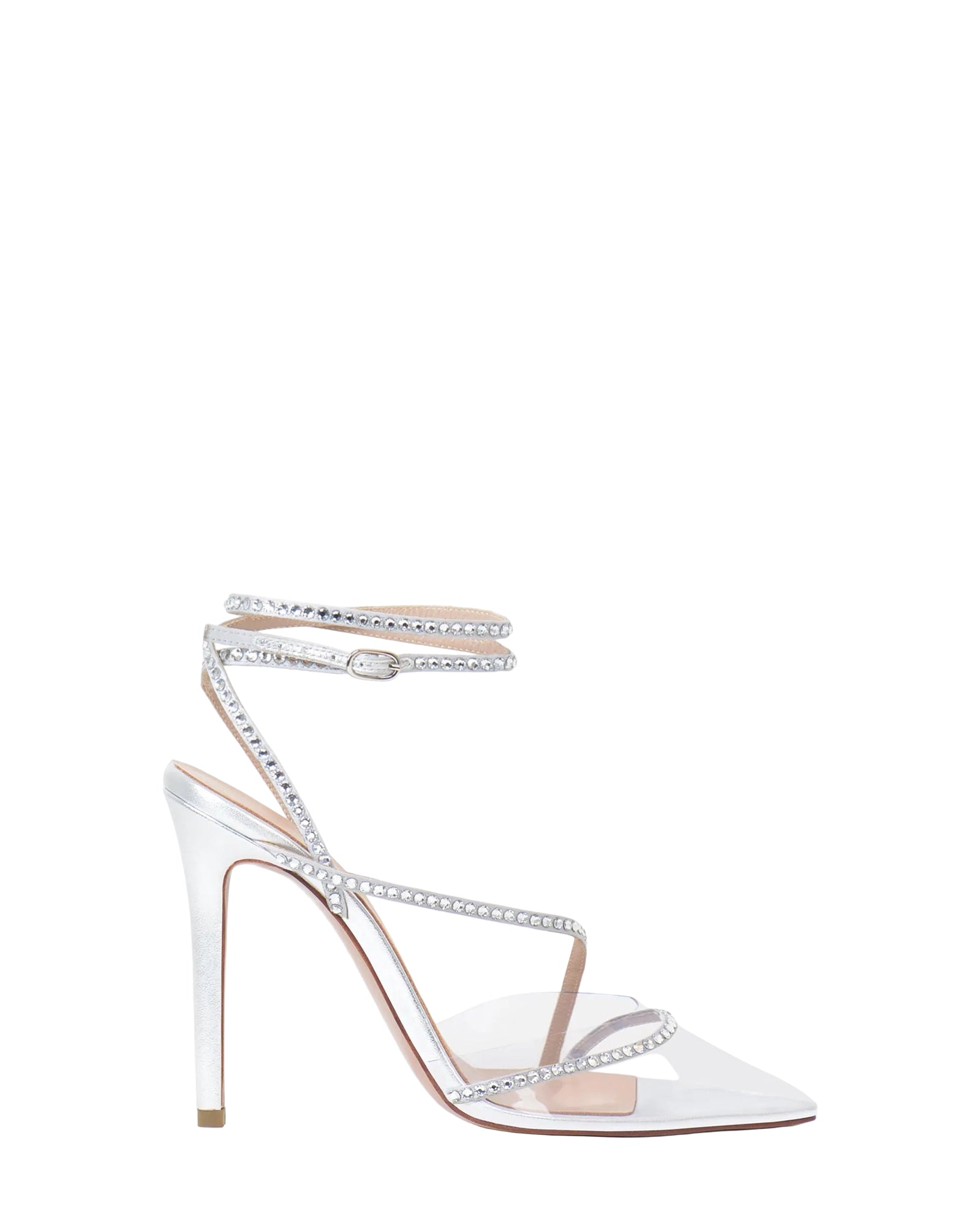Dassy 105 leather sandals - Silver