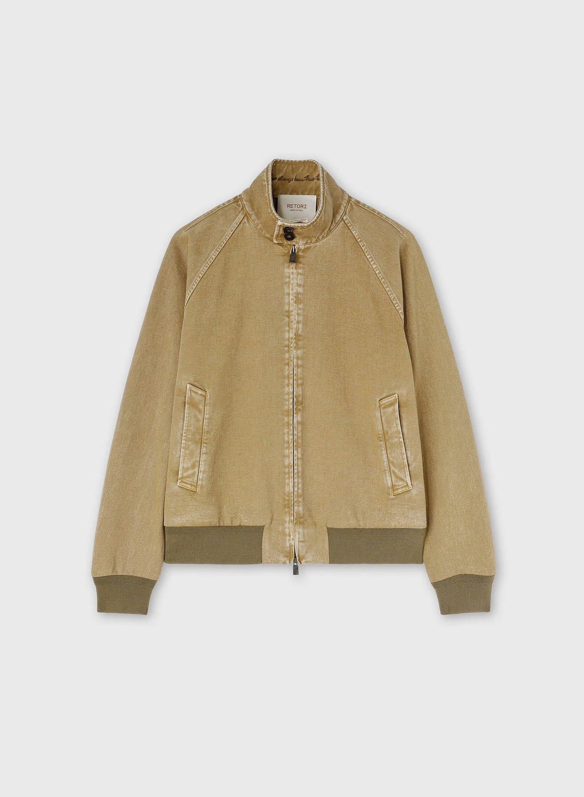 CAMEL DENIM BOMBER