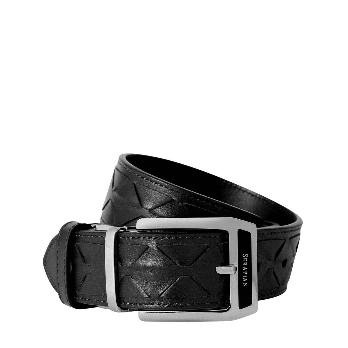 Leather belt - Black