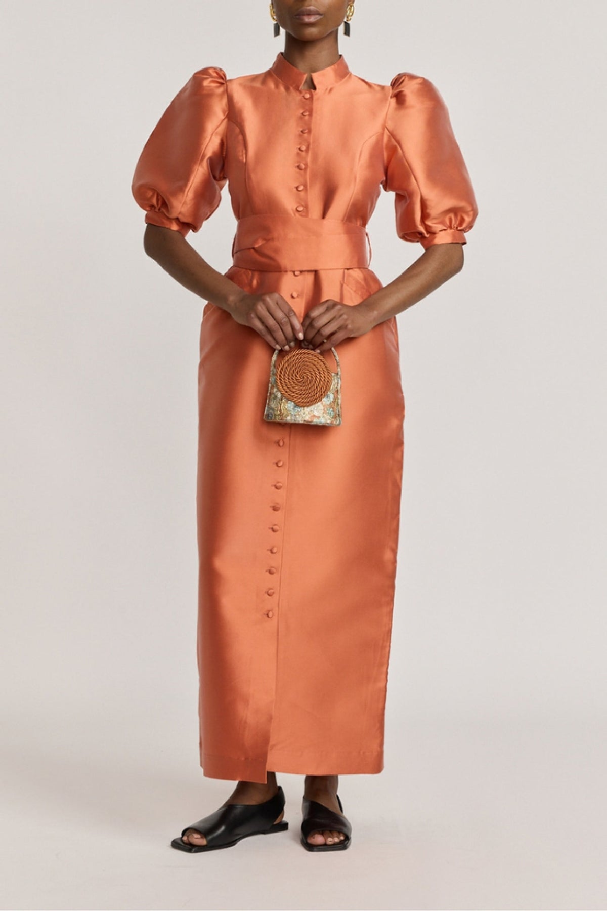 APRICOT // AMOAKO-DRESS LONG SMART