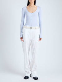 Pantalon droit Rory - White