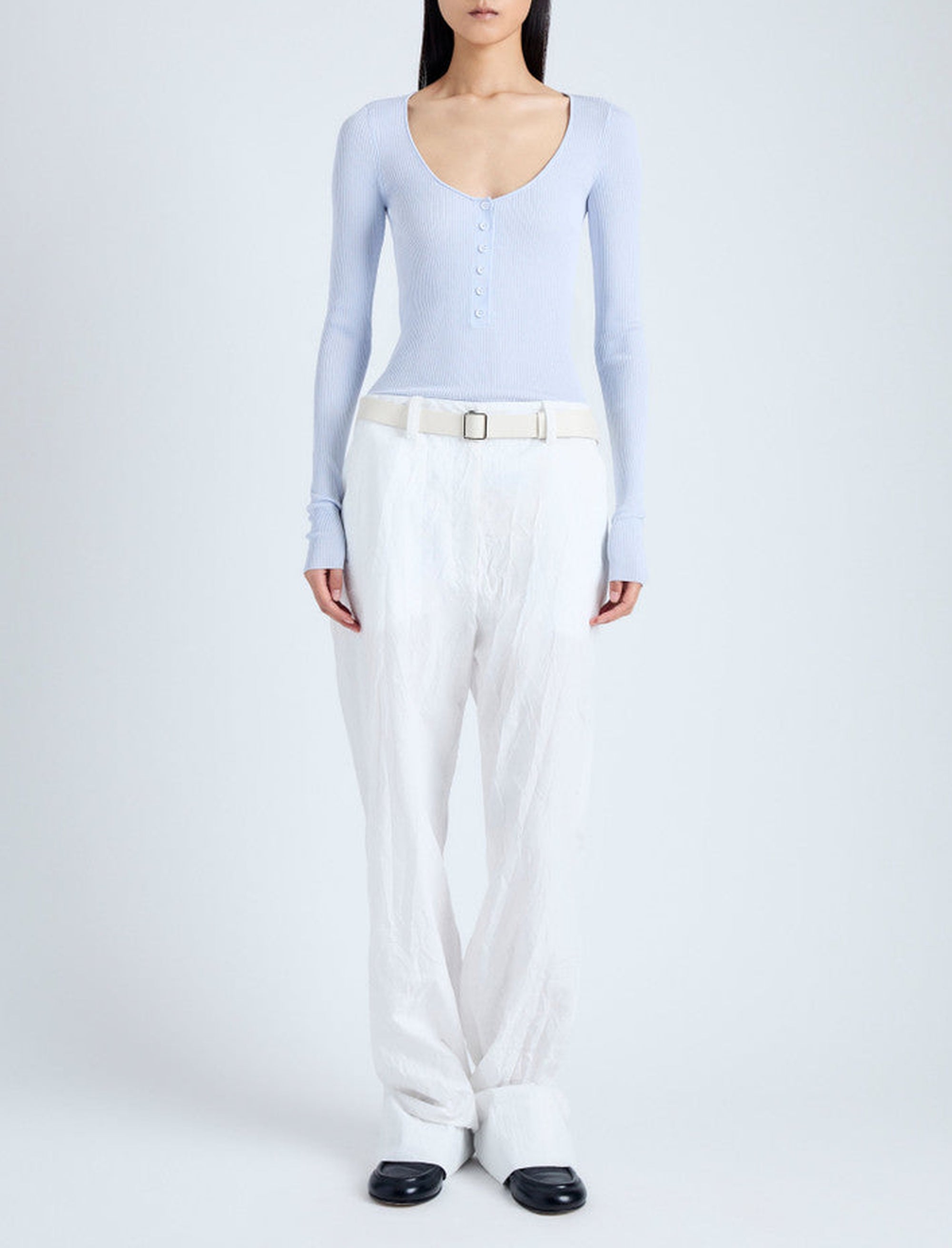 Pantalon droit Rory - White