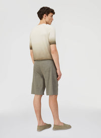 GREY RELAXED BERMUDA