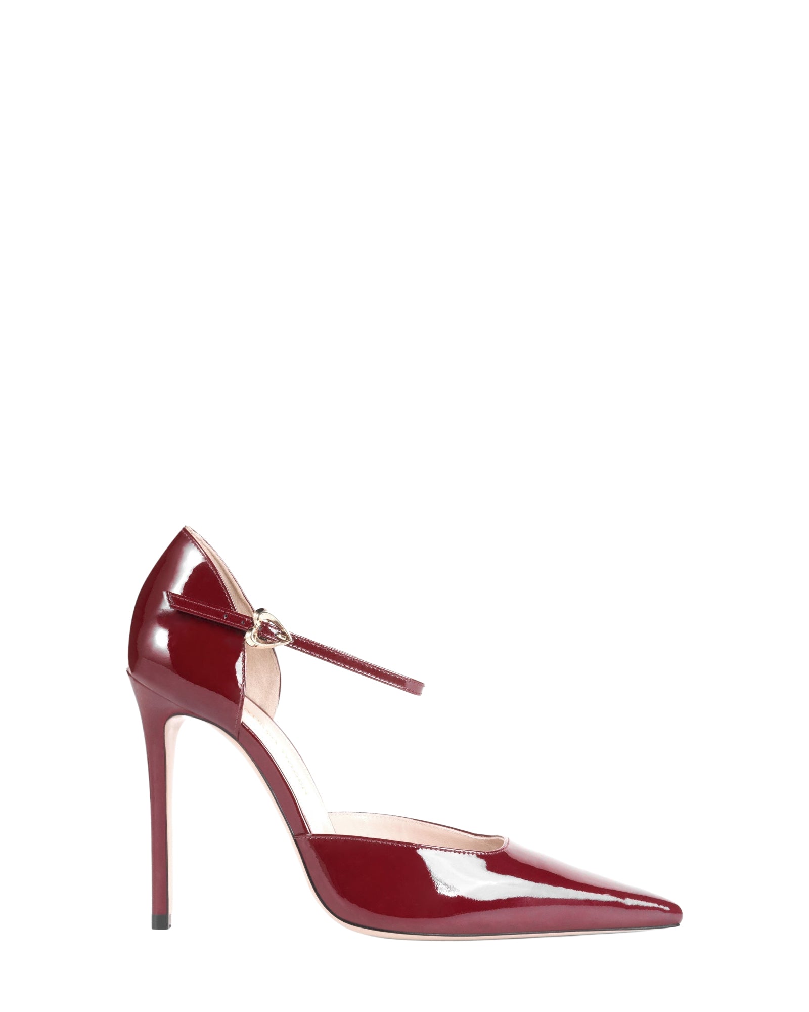 Escarpins Demi 105 en cuir verni - Burgundy Patent