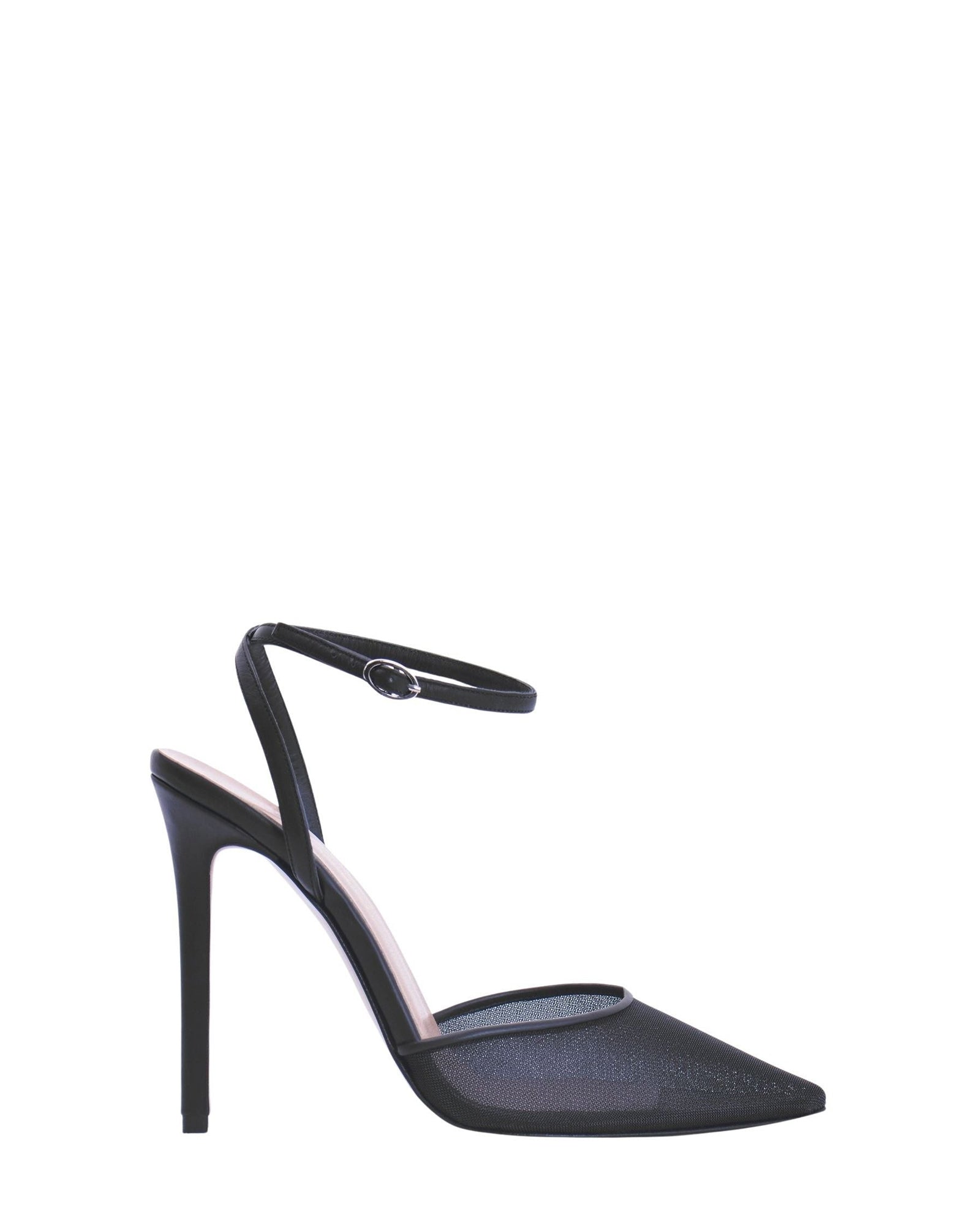 Escarpins Denver 105 en cuir -  Black Mesh