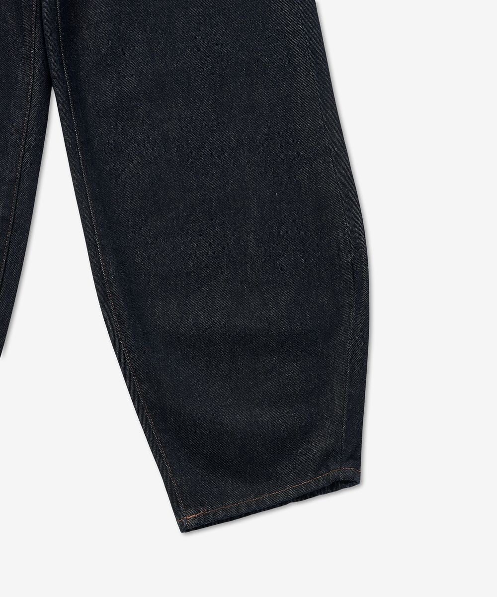 Pantalon à pattes de baril en denim - Raw Blue