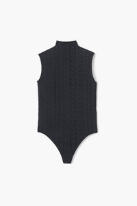 ZHORSLIGNE   Body sans coutures à monogramme - Black