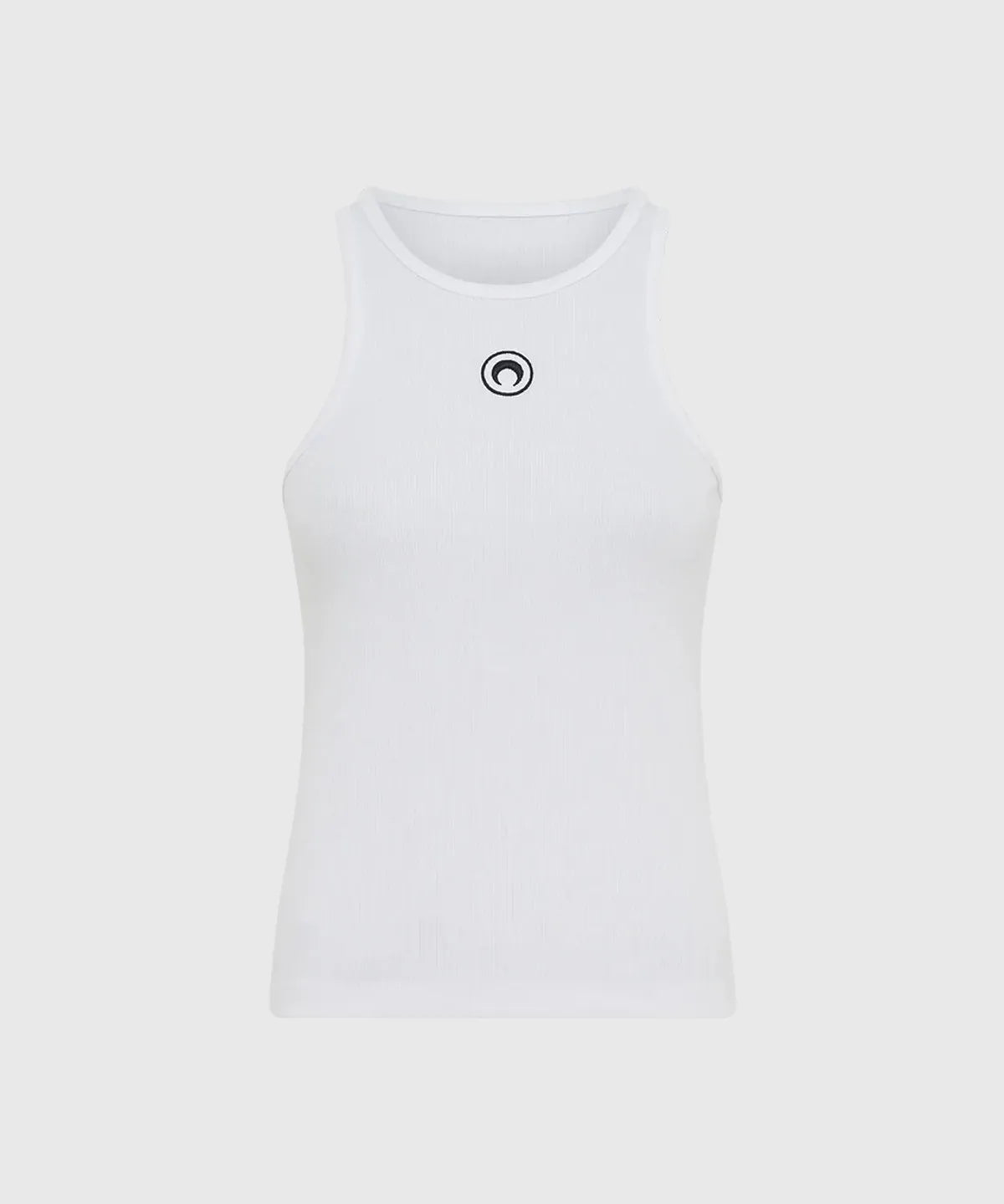 Organic Cotton Rib 2X2 Tank Top - Blanc