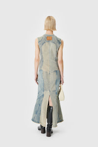 PRIX MARQUE : 650€_Grey Denim Robe - Grey Denim