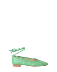 Ballerines Diana en cuir - Green