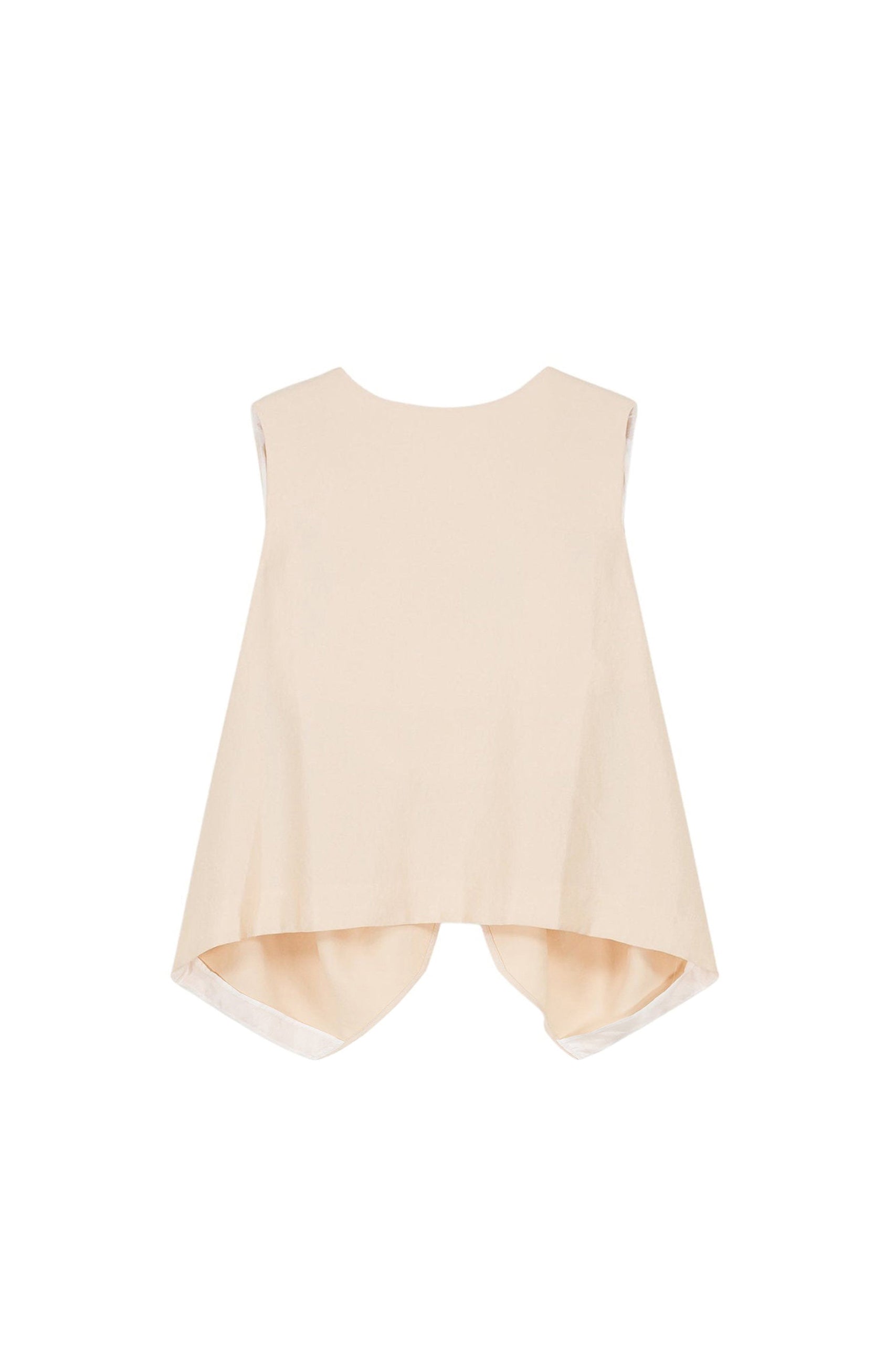 Blouse Djerba sans manches - Cream