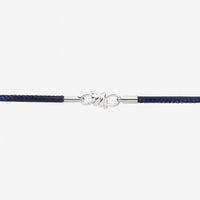 Bracelet Nodo en cuir et argent - Argent