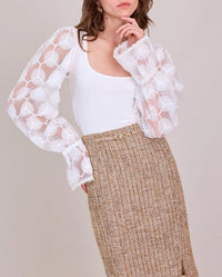 Dorothee cotton T-shirt - Moon White