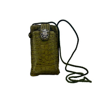 Étui à téléphone Marcus en cuir - Kaki