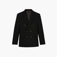 Double Breasted Blazer - Black