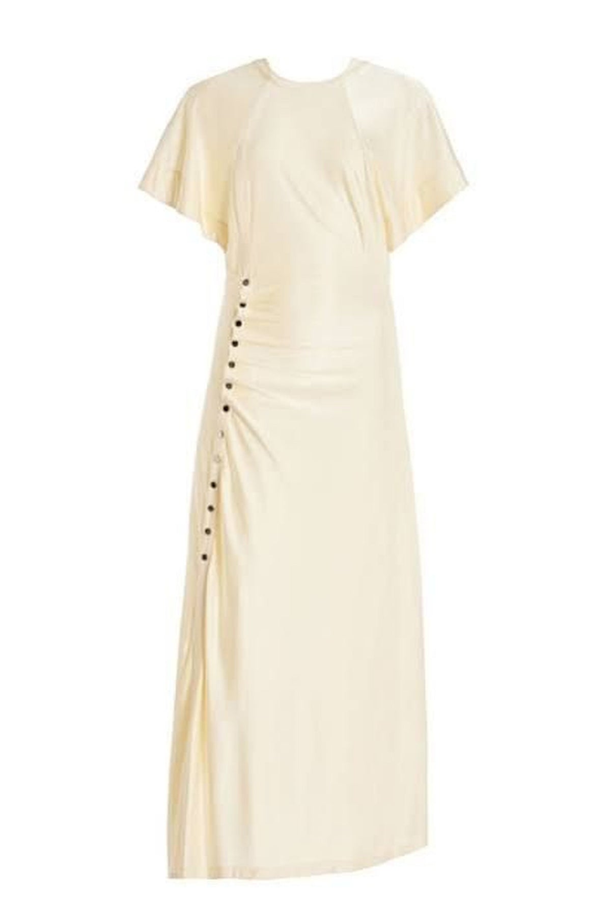 Robe longue fluide - Creme Anglaise