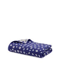 Drap de bain moelleux en coton éponge - Blue Léo