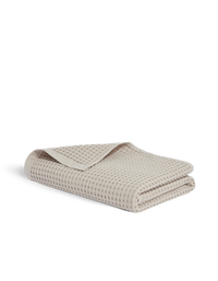 Drap de bain en coton nid d'abeille - Sable