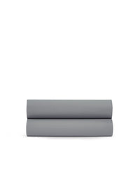 Drap housse en percale de coton - Gris Doux
