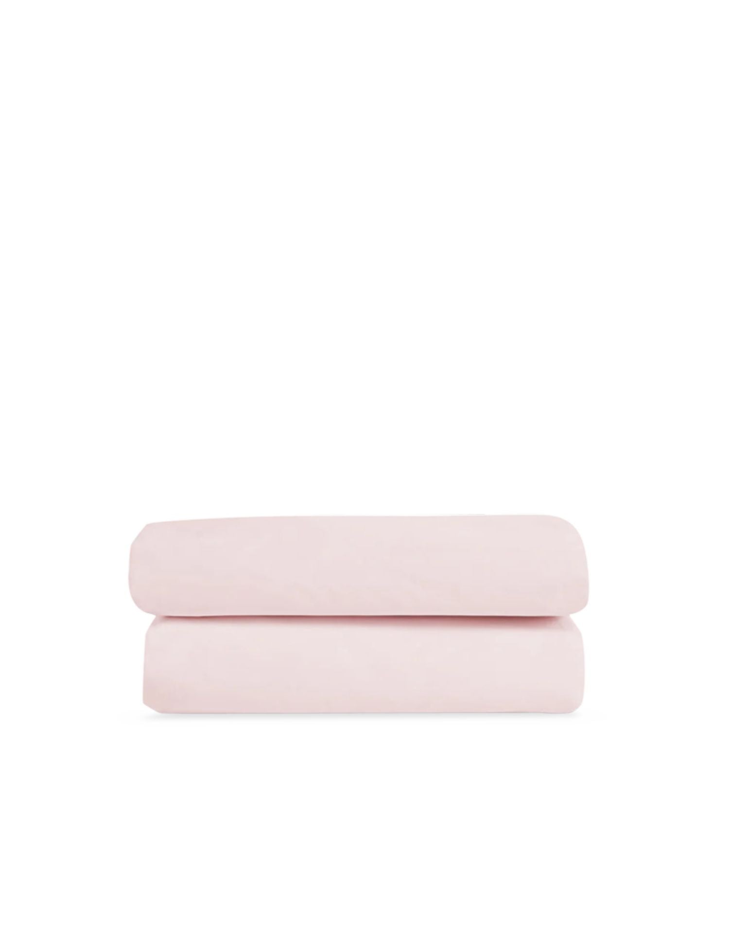 Drap housse en satin de coton - Rose Poudré