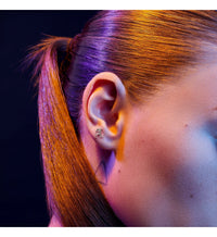 PIERCING ASTRO OR BLANC MOTIF VERSEAU