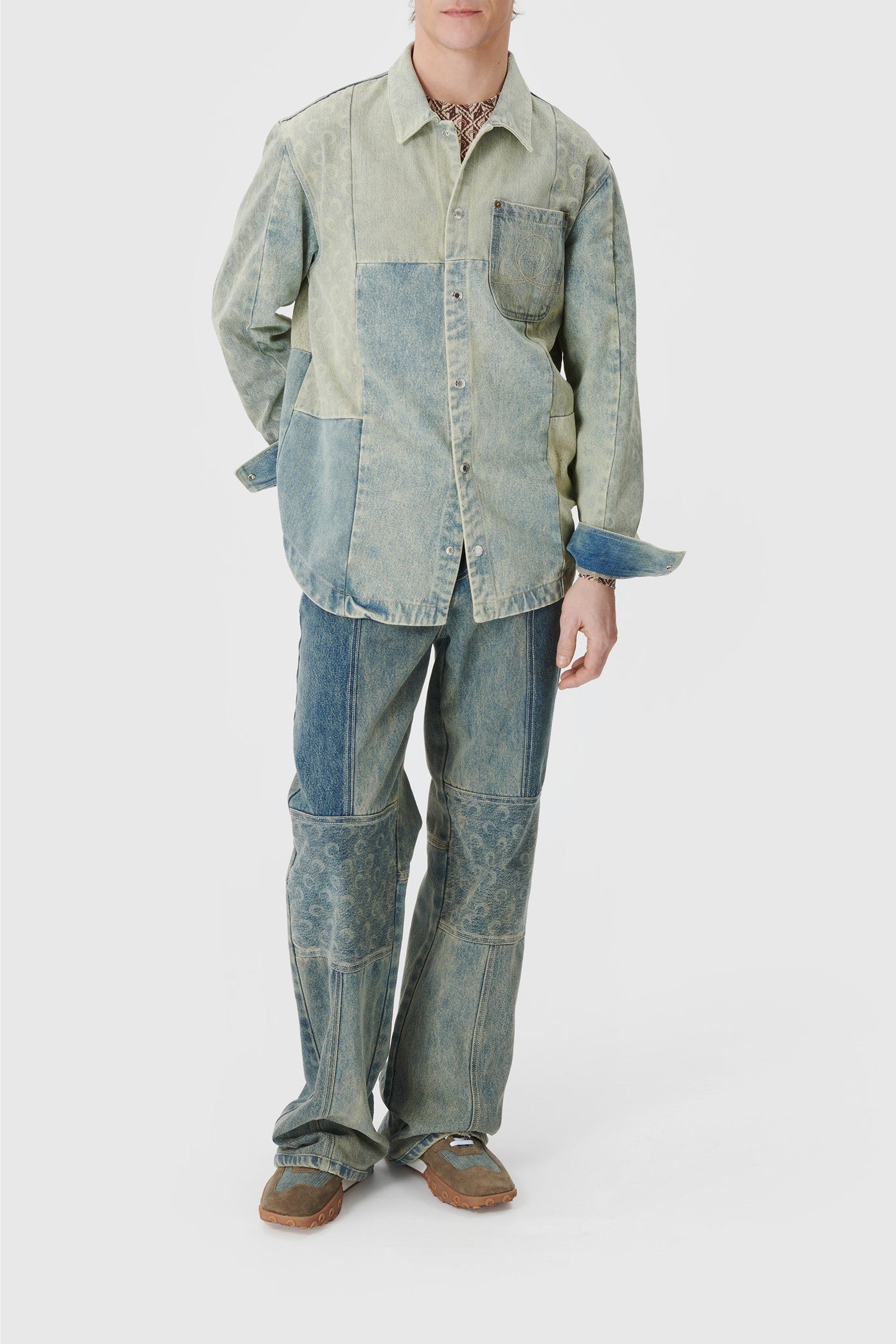 PRIX MARQUE : 270€_Grey Denim Chemise - Grey Denim