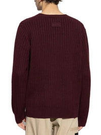 V-NECK SWEATER WITH POCKETS