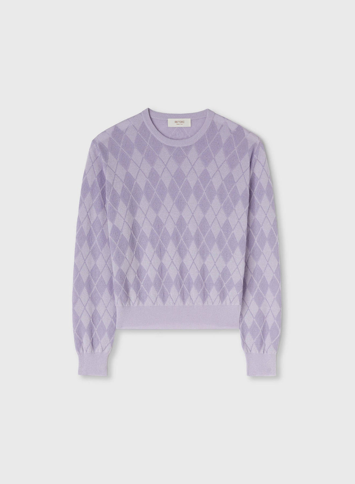 IRIS ARGYLE REGULAR CREWNECK