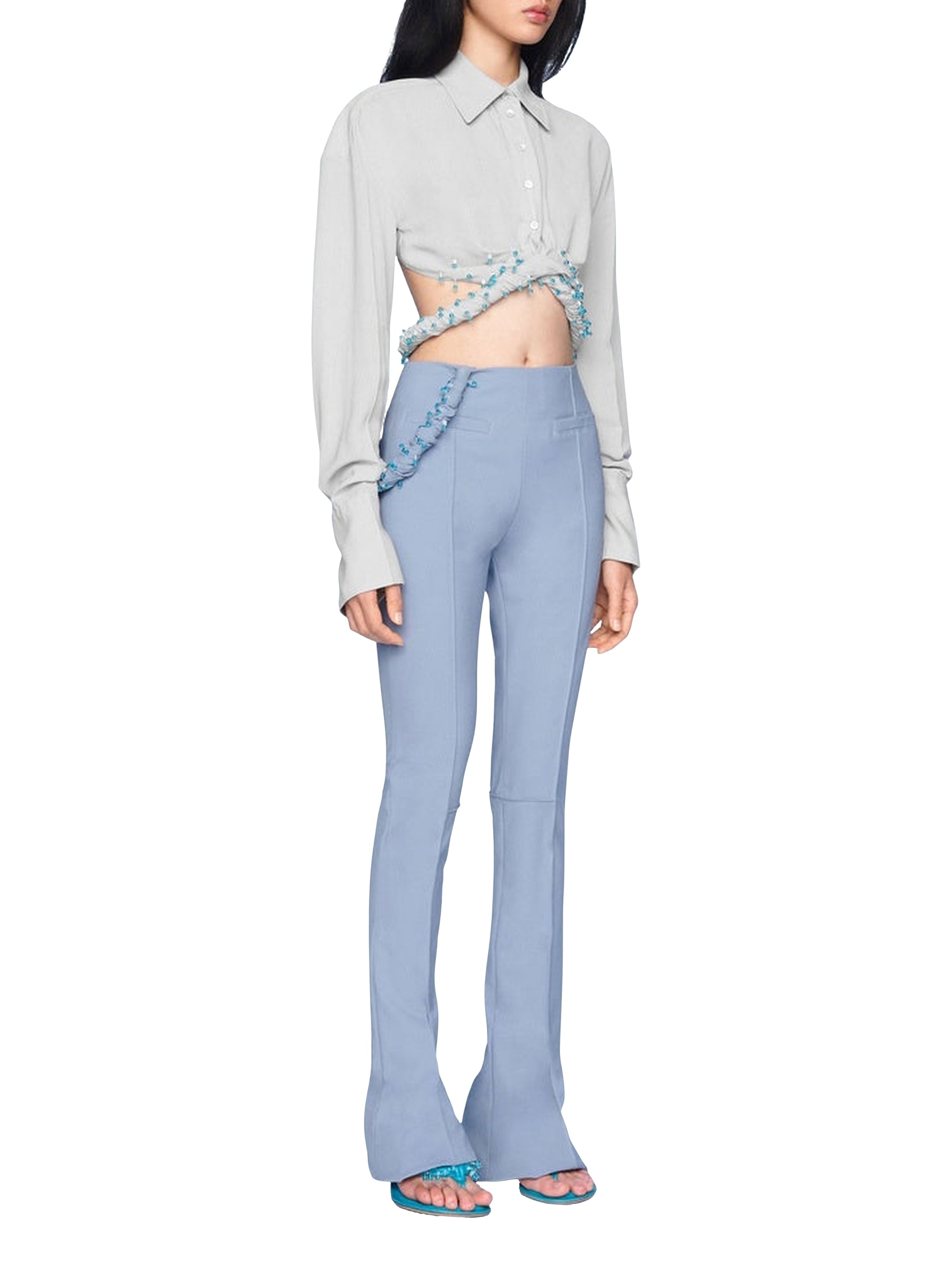 LIGHT GREY LA CHEMISE PERLI