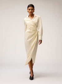 BUTTER POPELINE COTTON STRETCH DRESS