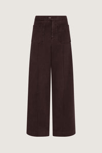 PRUNE _ Pantalon Harry en coton - Prune