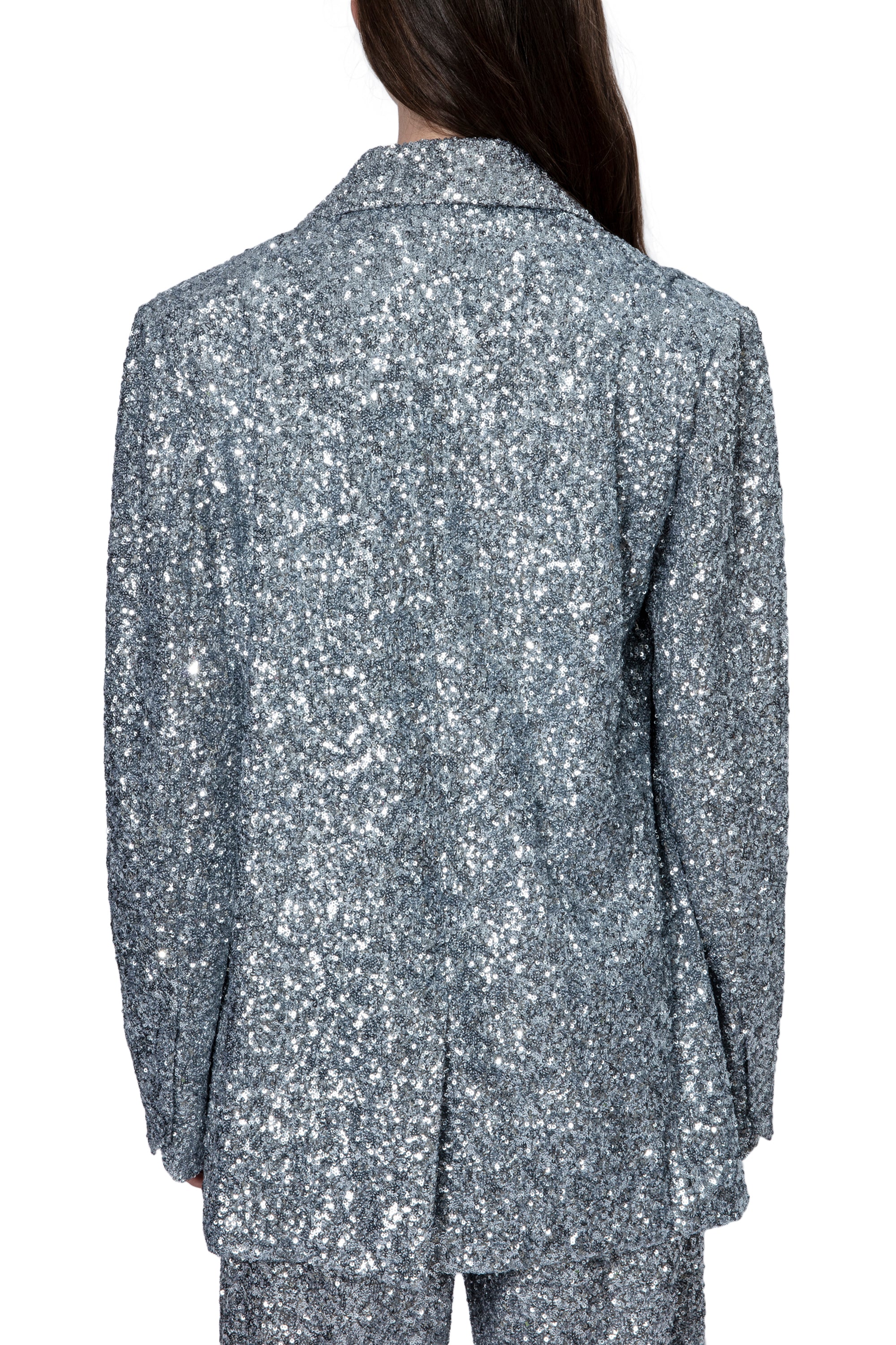 Veste Vivi Sequin - Silver