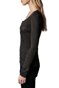 Pull Mila Shiny - Anthracite