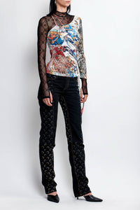 PRIX MARQUE : 170€_Archive Melange Print Top - Archive Melange Print