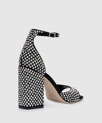 Sandales à talons Holly 100 en cuir - Black Rock Diamond