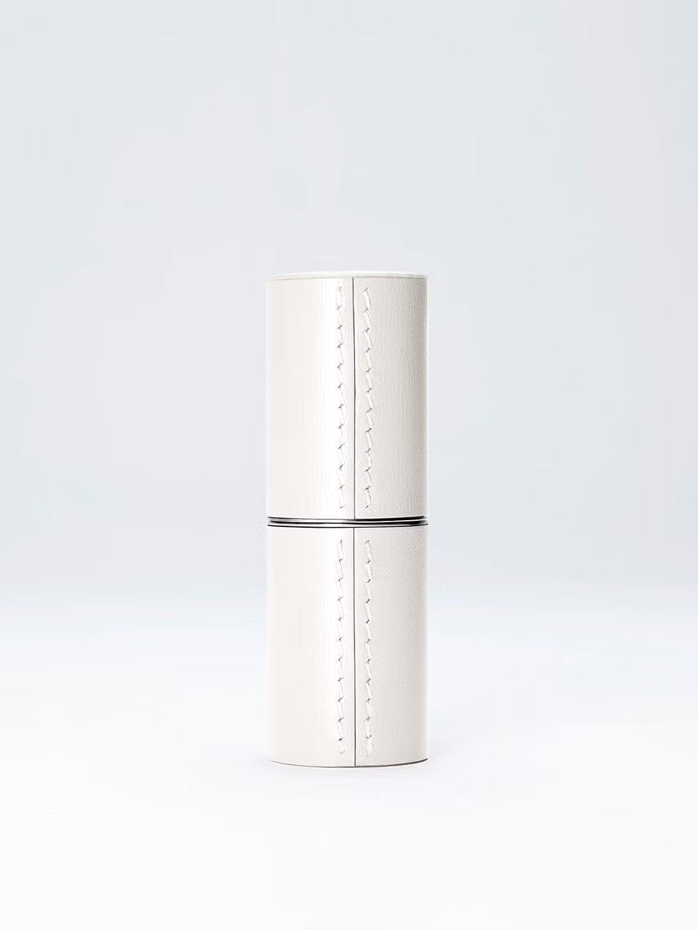 L'écrin en cuir rechargeable pour rouge à lèvres - Blanc