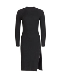 Robe Ecusson côtelée - Black