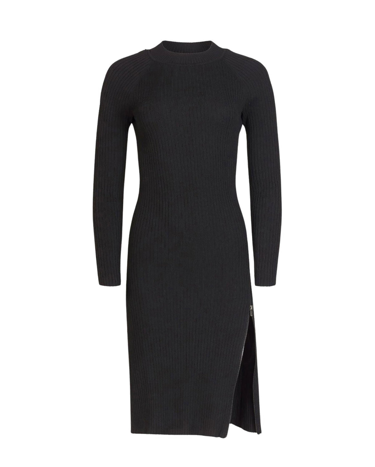 Robe Ecusson côtelée - Black