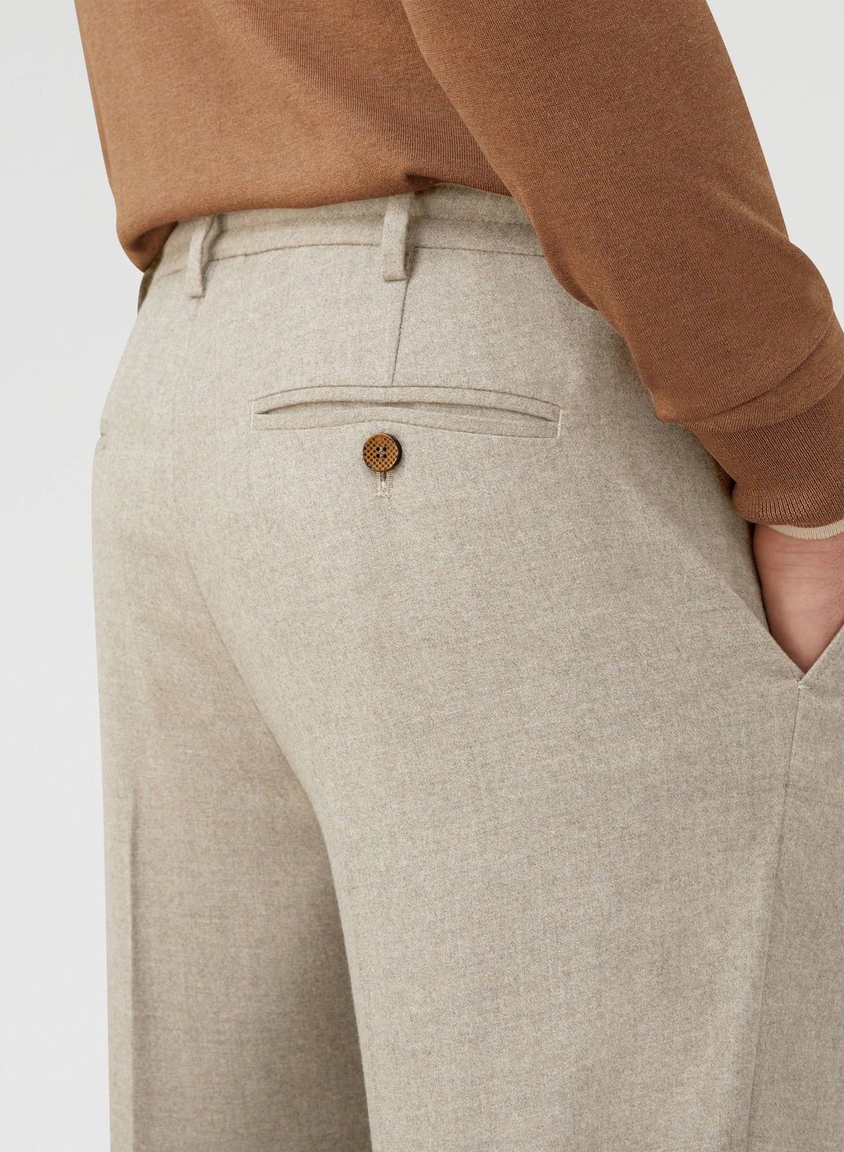 NATURAL RELAXED PANTS