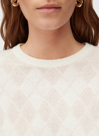 BUTTER ARGYLE REGULAR CREWNECK