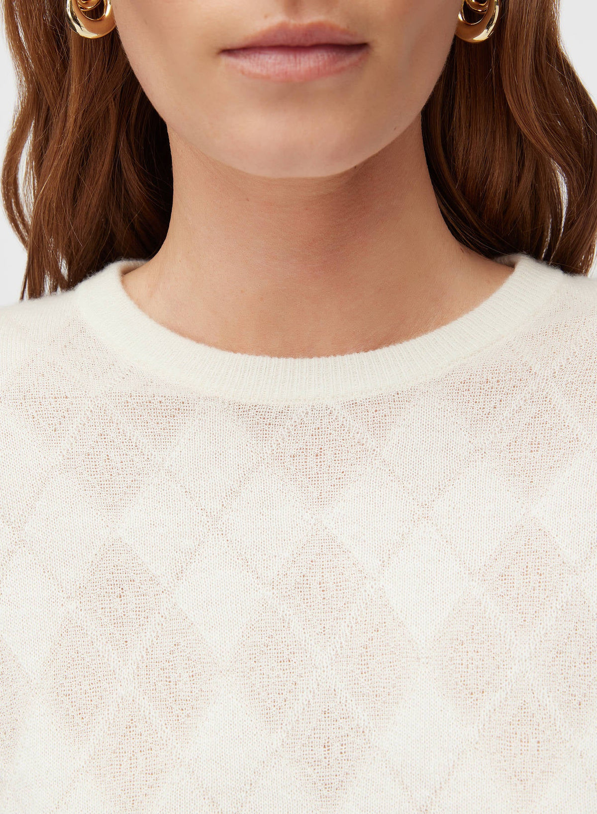 BUTTER ARGYLE REGULAR CREWNECK