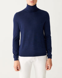 Pull col roulé classic ultrafin en cachemire - Désert