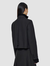 Veste Elia en laine - Dark smoke