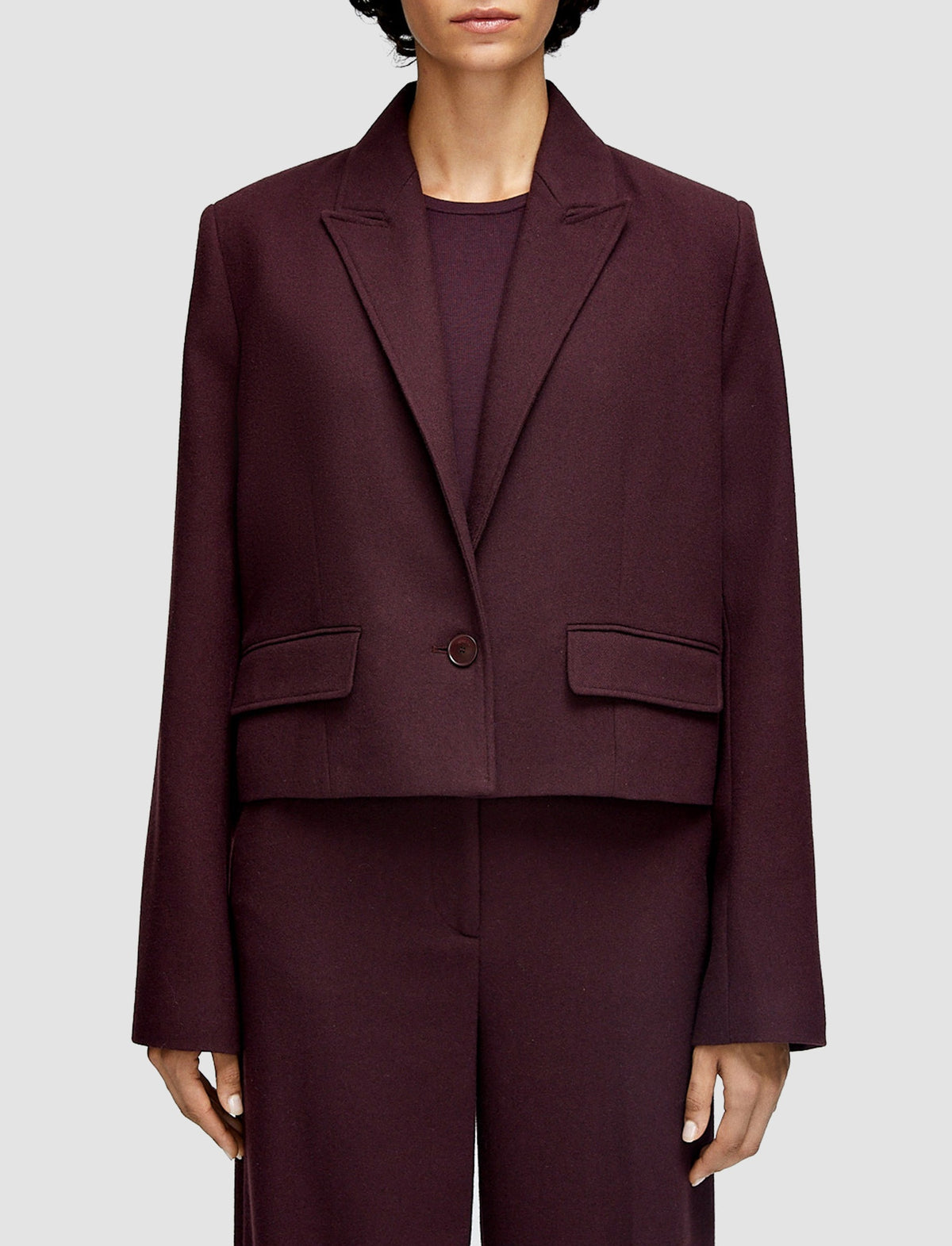 Veste Elia en laine - Maraschino