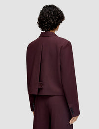 Veste Elia en laine - Maraschino
