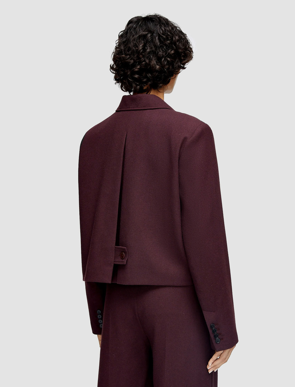 Veste Elia en laine - Maraschino