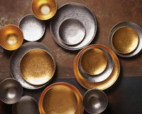 Saladier Alchimie en porcelaine - Platine