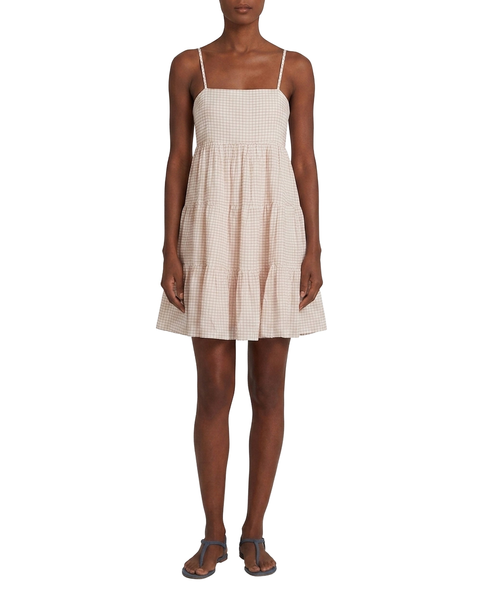 Robe courte Elena - Red & White