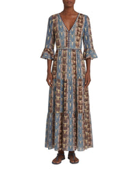 Bella midi dress - Brown