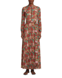 Robe longue Giorgina - Burgundy